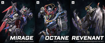 【APEX】ガンダムコラボアート(作画森下直親氏)のサムネイル画像