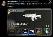 【Apex】ヘムロックは将来的に〇〇になるらしいのサムネイル画像