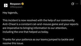 【Apex】Respawn「セキュリティインシデントは解決しました」← 海外勢「また〇〇実施を頼むわ･･･」のサムネイル画像