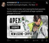 【Apex】この不遇レジェンドさん、今のところ強化予定なしってマジ･･･？のサムネイル画像