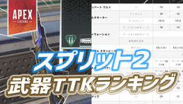 【最新版】シーズン28スプリット2 — 武器TTKランキングのサムネイル画像