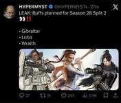 【Apex】次スプリットでのレジェンド強化リーク ←オルターに食われた〇〇復活なるかのサムネイル画像